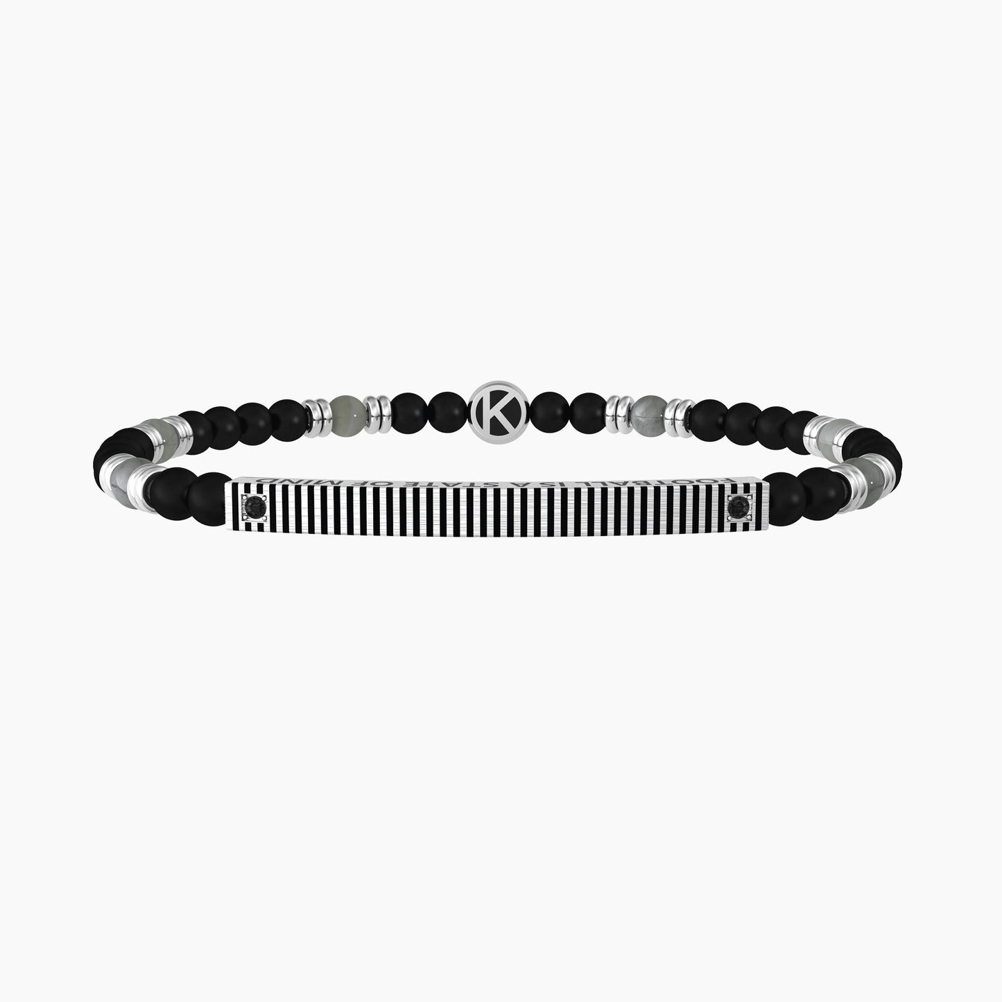 Bracciale Kidult Uomo con pietre FOOTBALL IS A STATE OF MIND 732186
