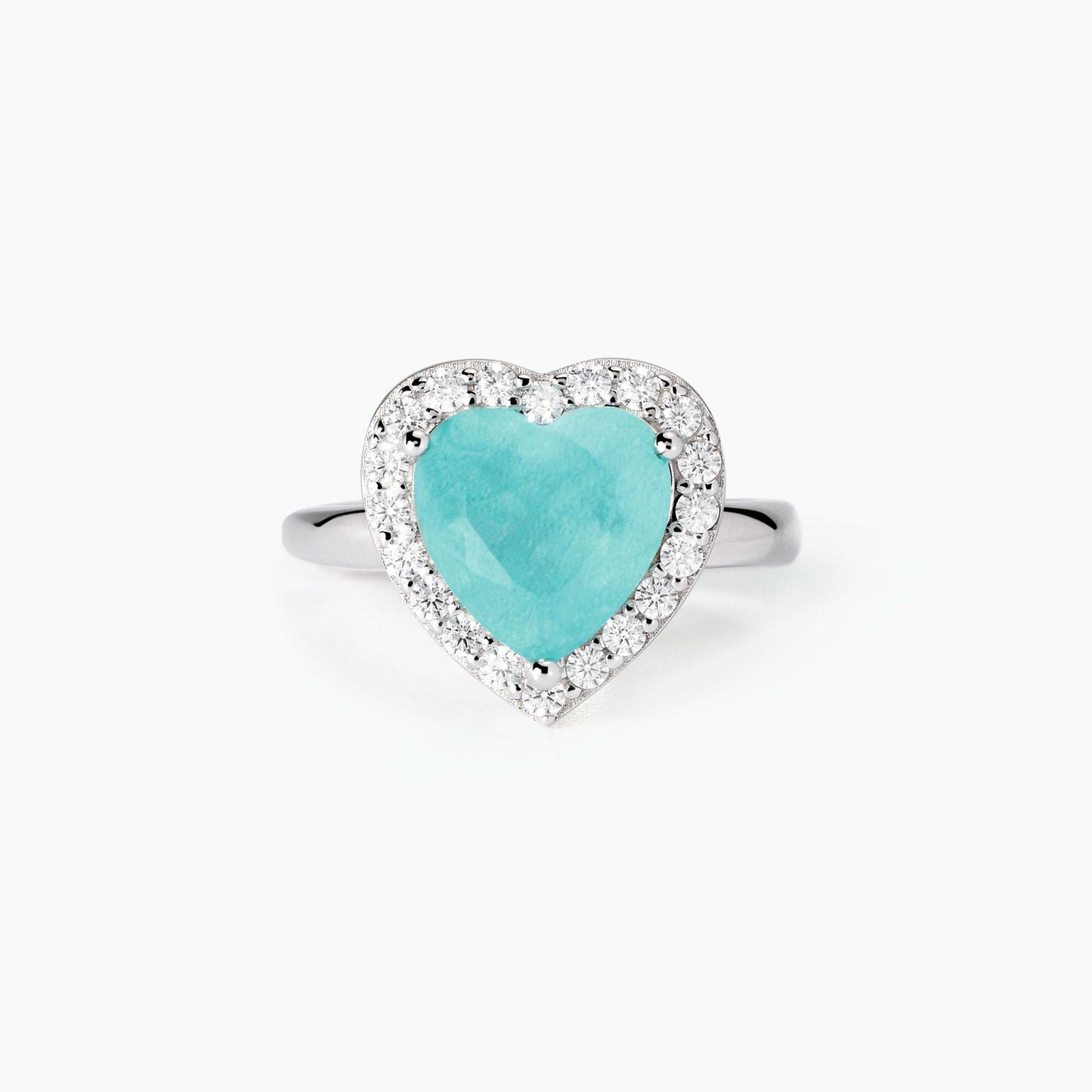 Anello in argento con glass azzurro Non Sarà Un'avventura Mabina 523431