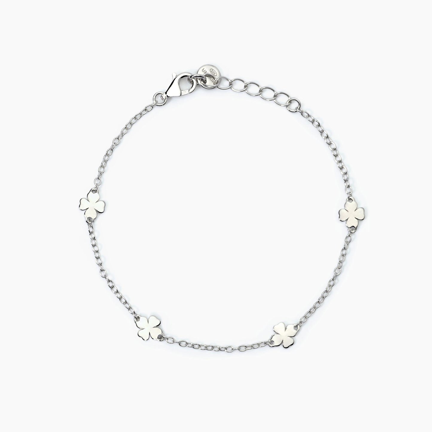 Bracciale in argento con quadrifogli CERCAMI Mabina Junior 533775