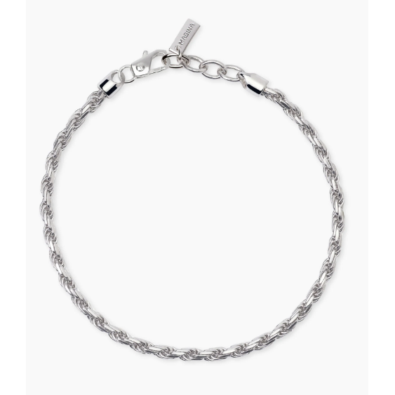 Bracciale in argento con catena corda EVERY DAY Mabina 533800