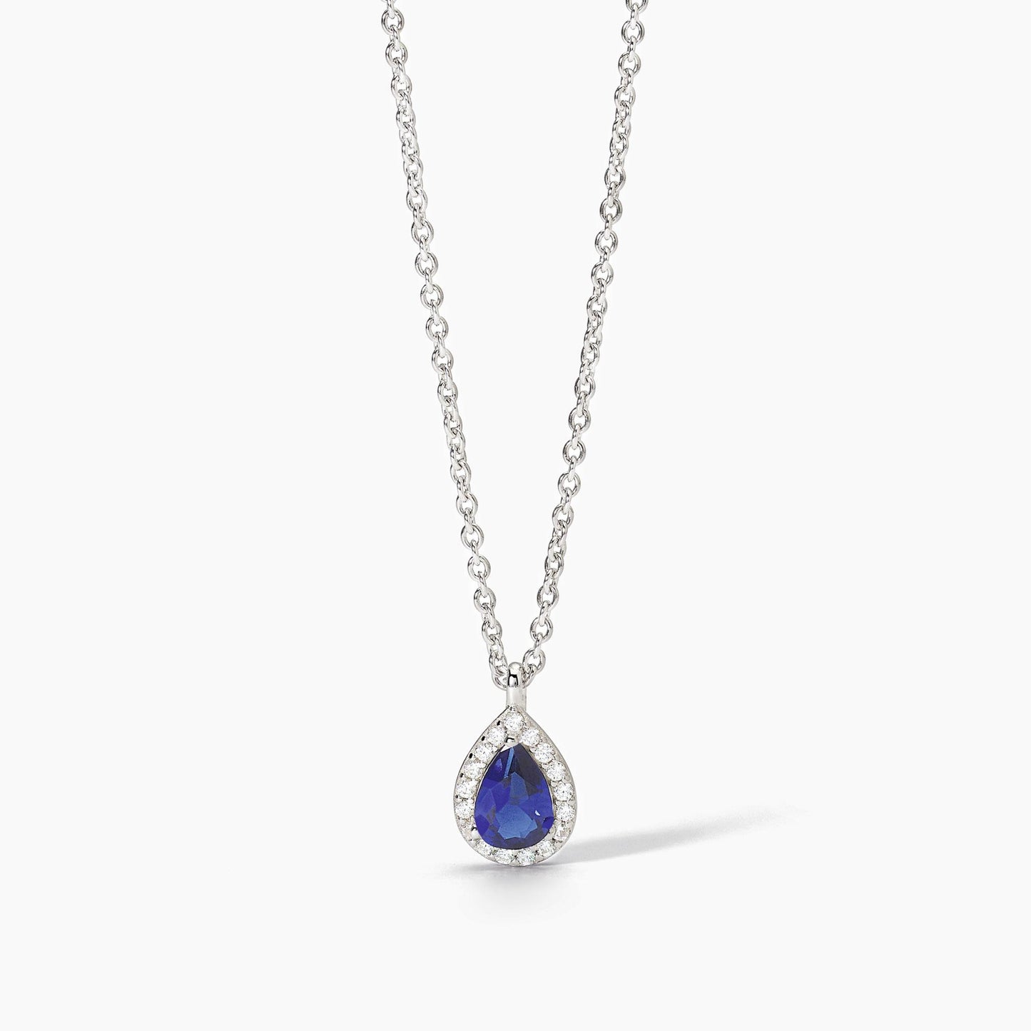 Girocollo in argento con zaffiro sintetico e zirconi COOL OR RÉTRO? MABINA 553665