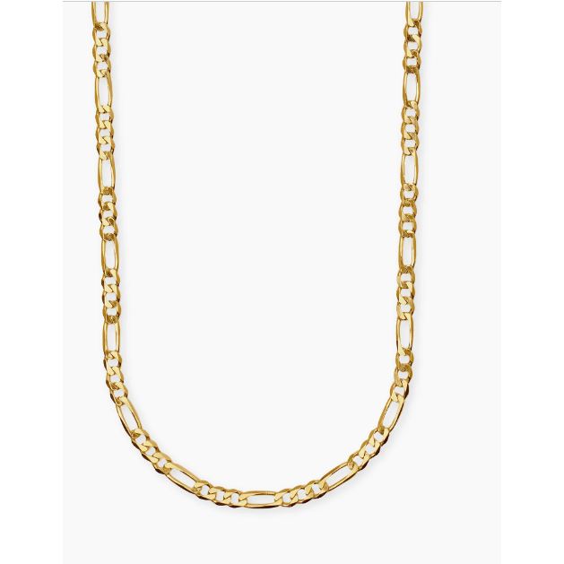 Collana in argento dorato con catena figaro da uomo MILLENNIUM Mabina 553876