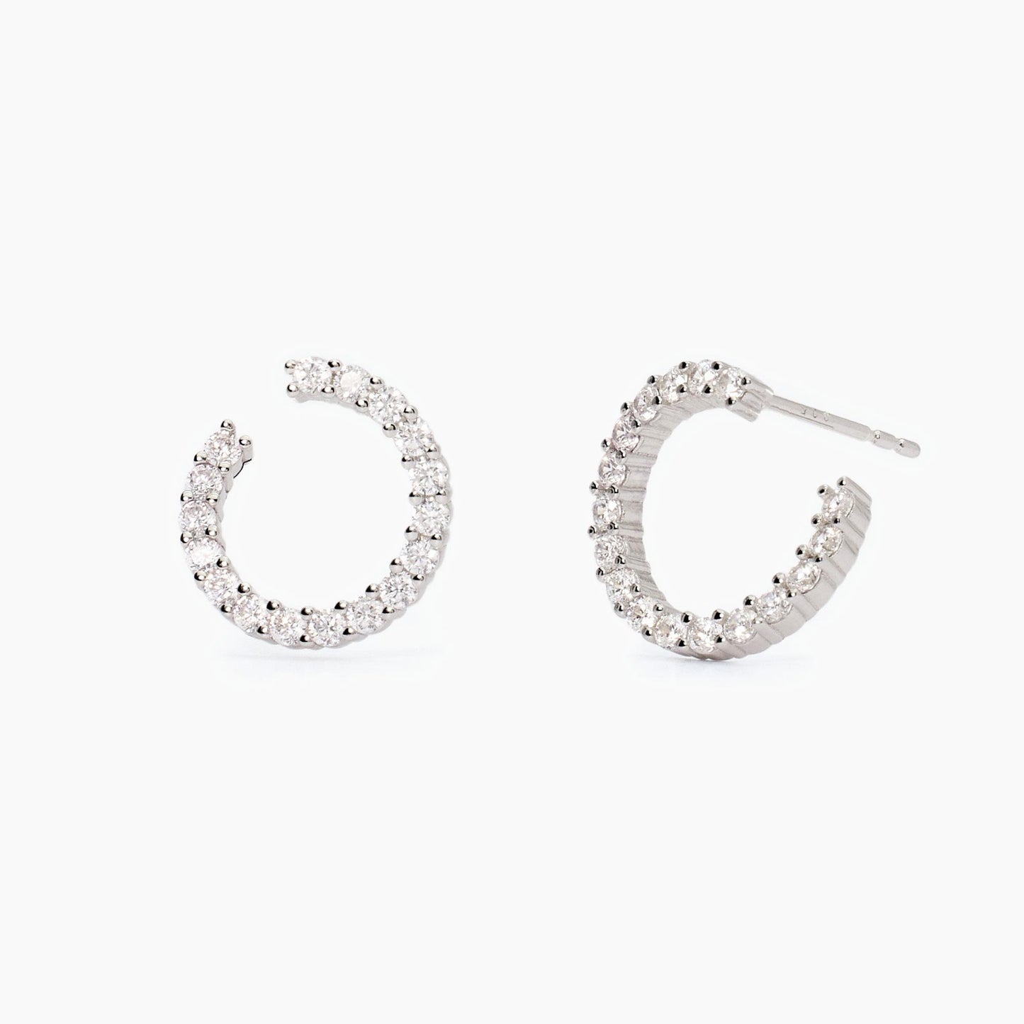 Orecchini in argento con zirconi FUTURISTA MABINA 563755