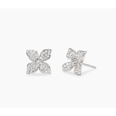 Orecchini a lobo in argento con fiore in zirconi FIORE MIO GREAT 563983 Mabina