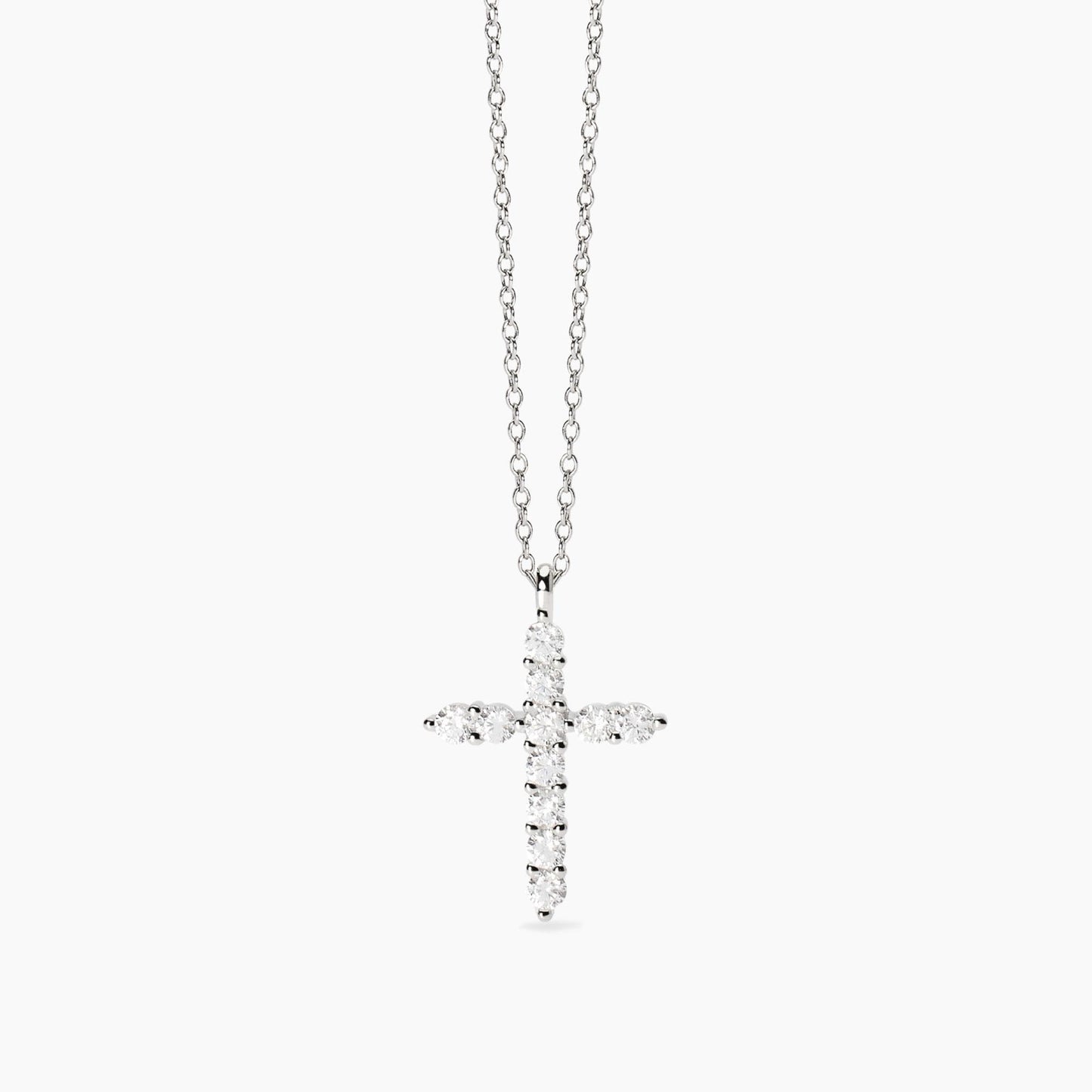 Girocollo con pendente croce in zirconi DivinaMabina 553789