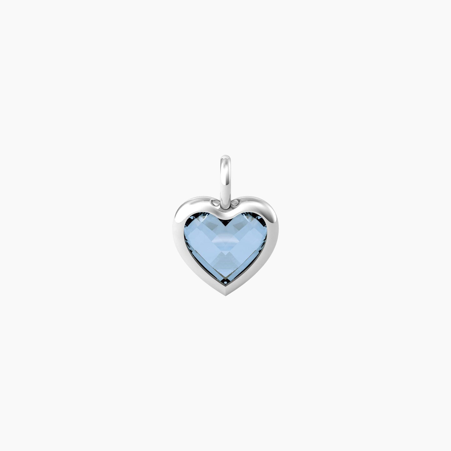 Ciondolo a forma di cuore in glass azzurro ENERGIA | VITA Kidult by You 741095