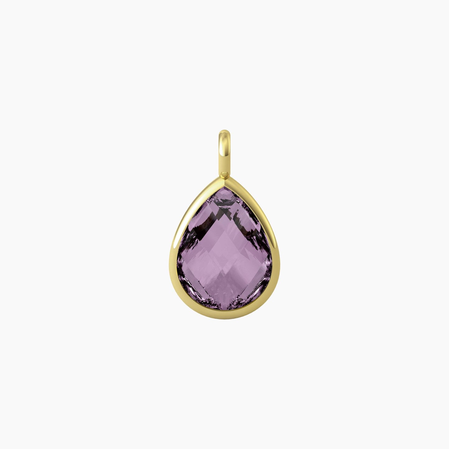 Ciondolo taglio goccia in glass viola ENERGIA | VITA Kidult by You 741101