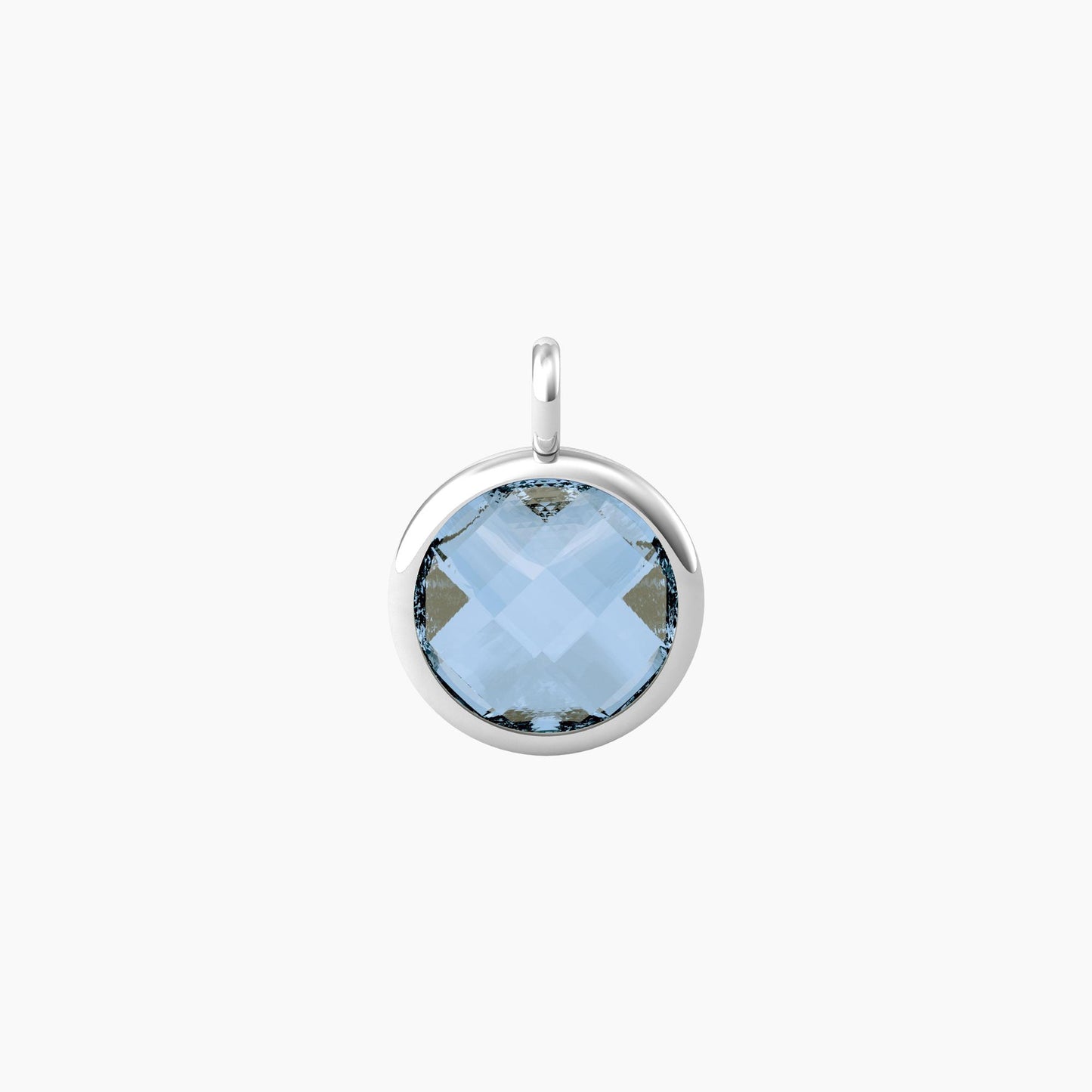 Ciondolo tondo con glass azzurro ENERGIA | VITA Kidult by You 741105