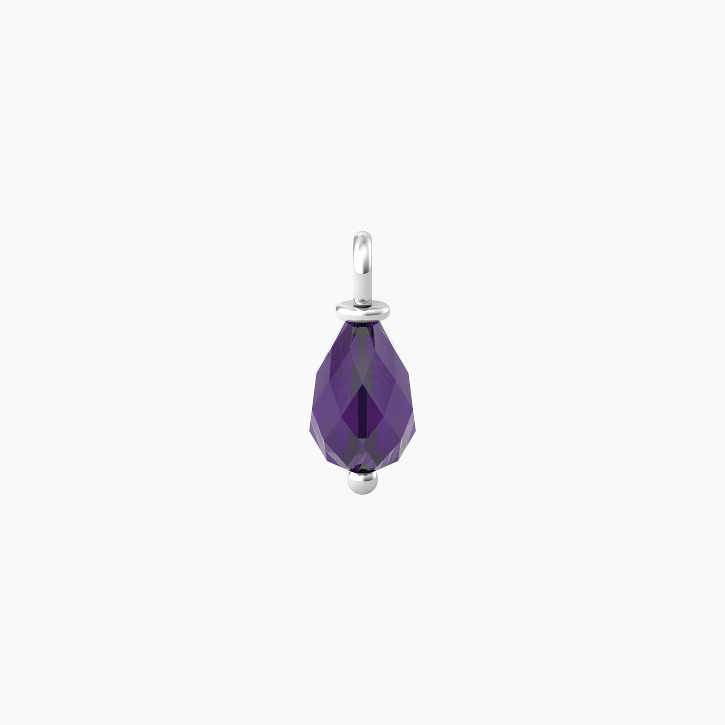 Ciondolo con quarzo viola taglio briolette ENERGIA | POSITIVITÀ Kidult by You 741107