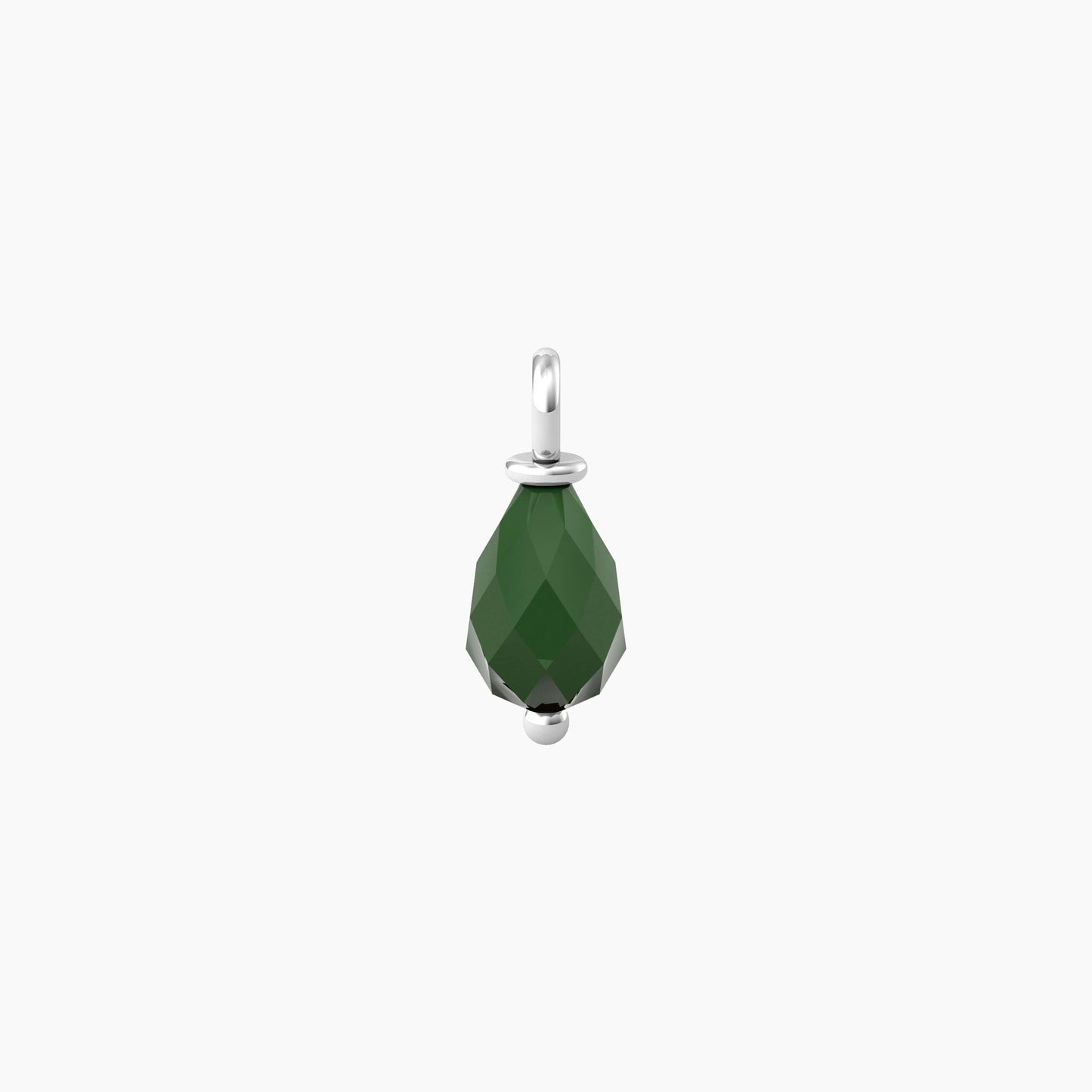 Ciondolo con agata verde taglio briolette ENERGIA | POSITIVITÀ Kidult by You 741108