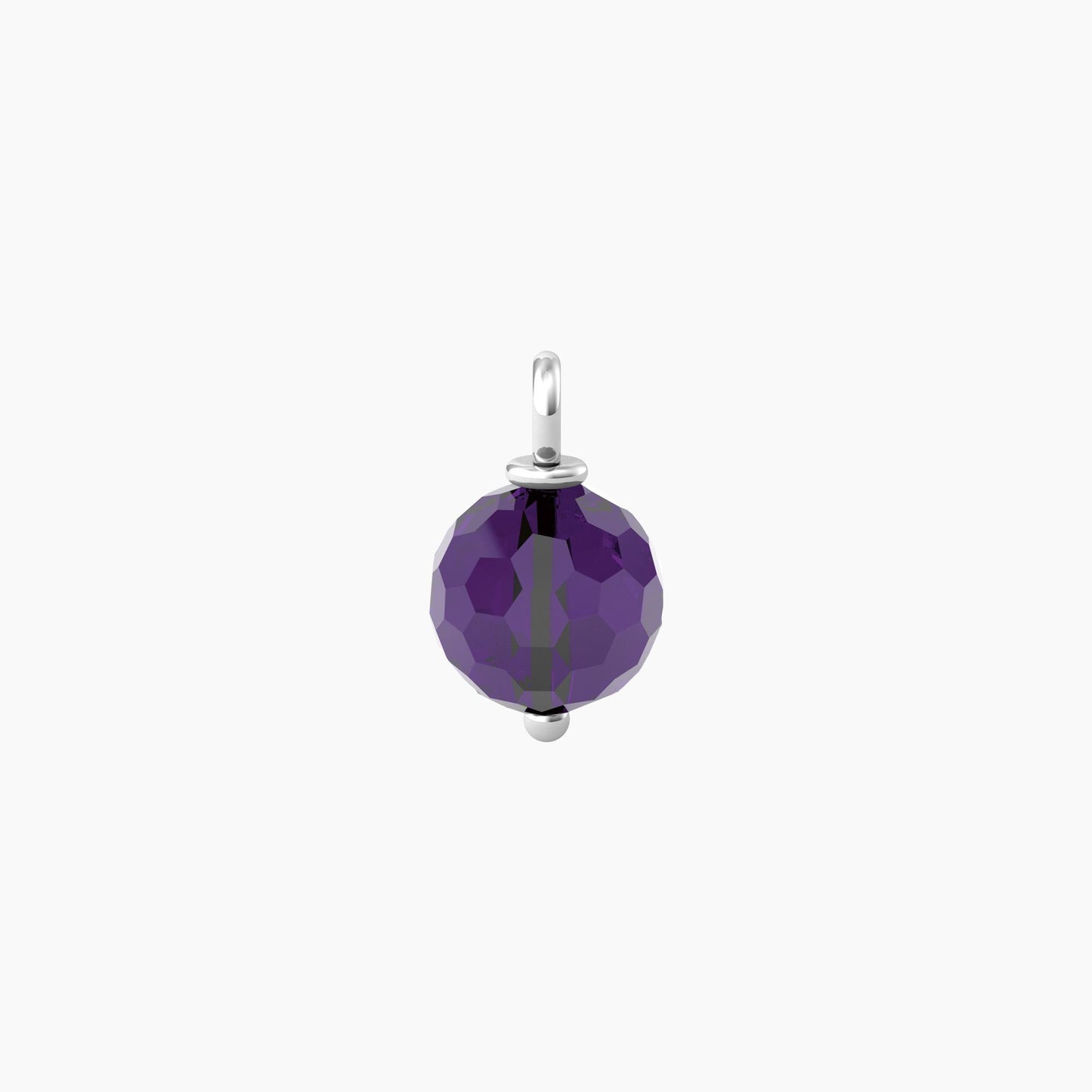 Ciondolo tondo con quarzo viola ENERGIA | POSITIVITÀ Kidult by You 741112