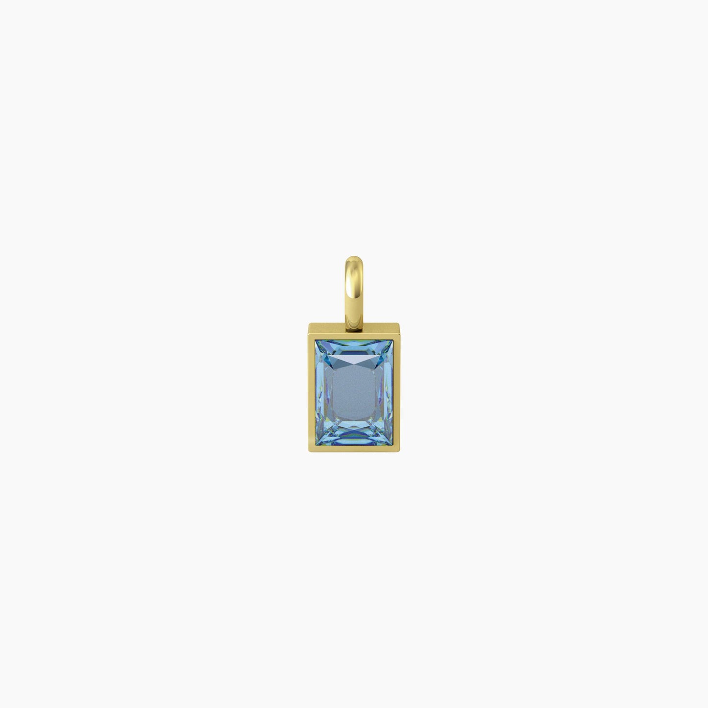 Ciondolo con zircone azzurro taglio baguette ENERGIA | SOGNI Kidult by You 741135