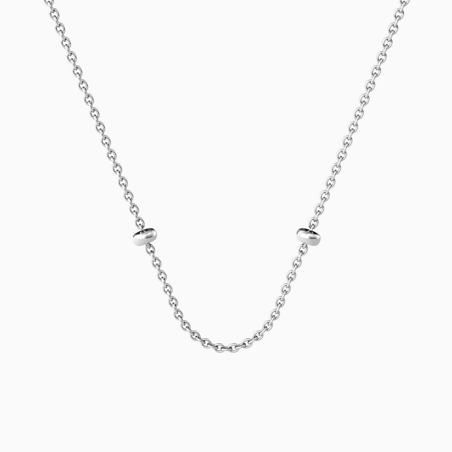 Girocollo in acciaio con catena forzatina ALBA 751231