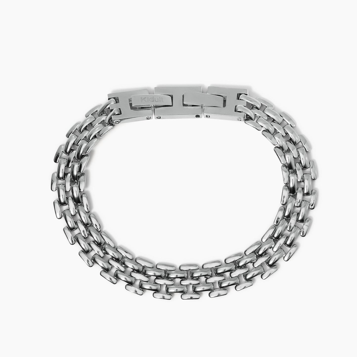 Bracciale in acciaio con catena panther 831042 Kidult Style