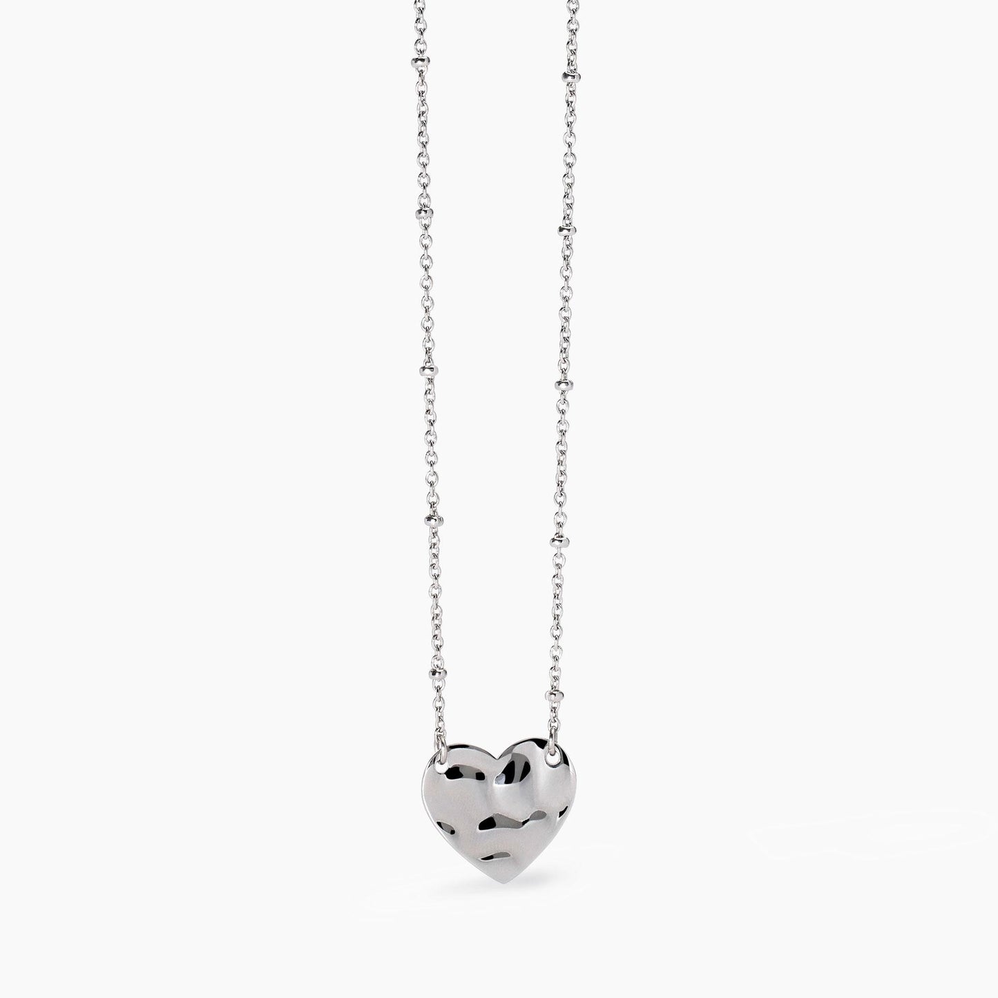 Girocollo con cuore effetto martellato 851008 Kidult Style