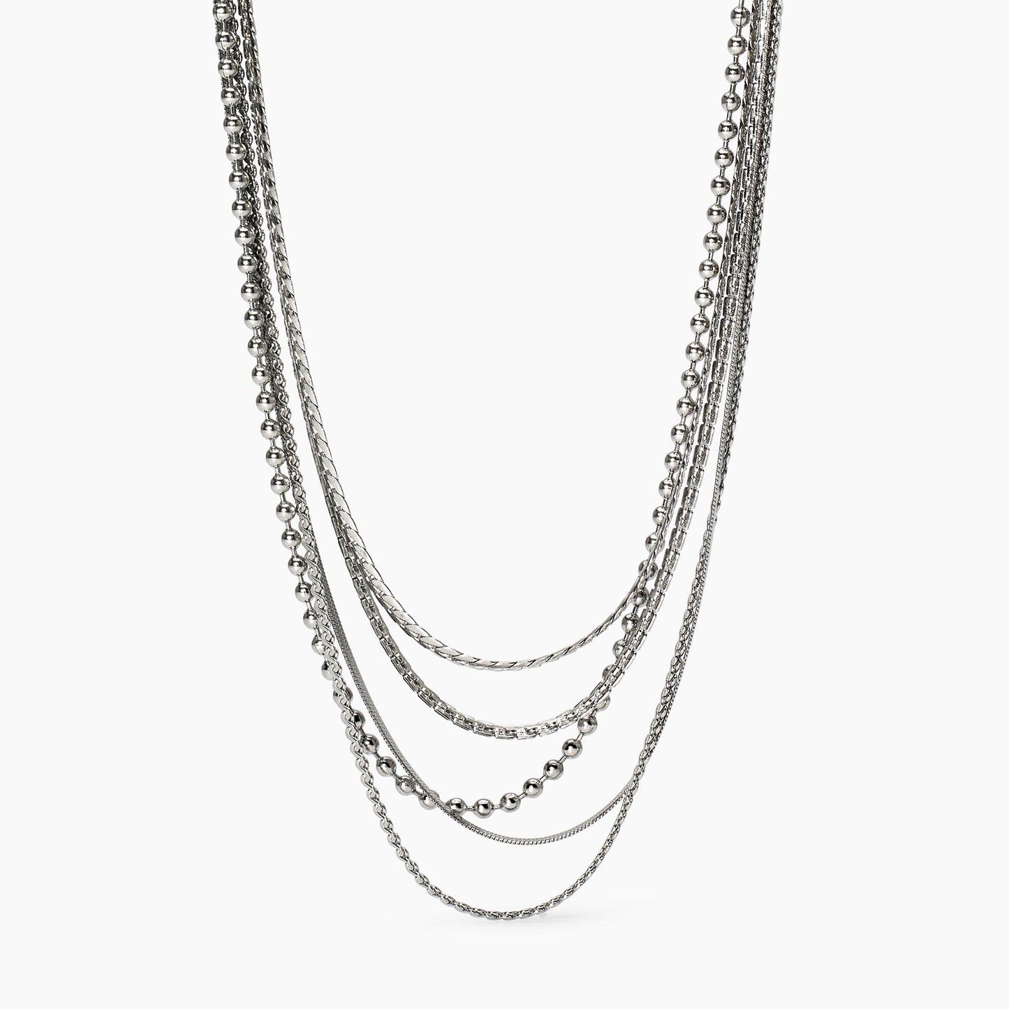 Girocollo da donna con catene multiple 851022 Kidult Style