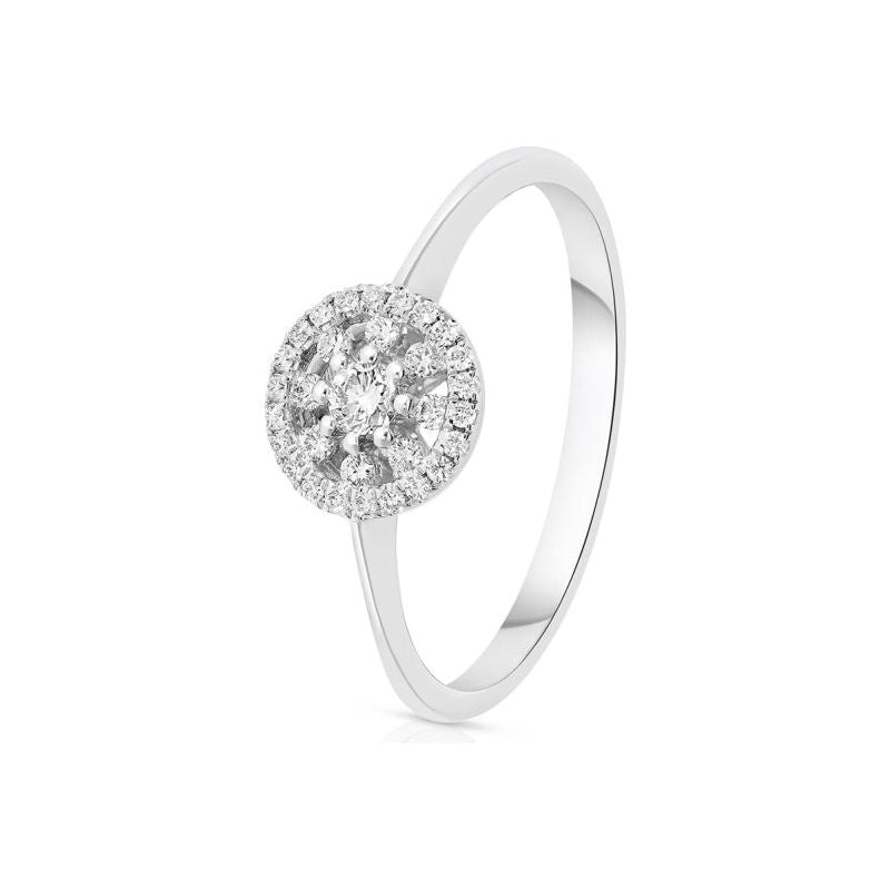Anello in oro bianco e diamanti Giorgio Visconti ABX16439