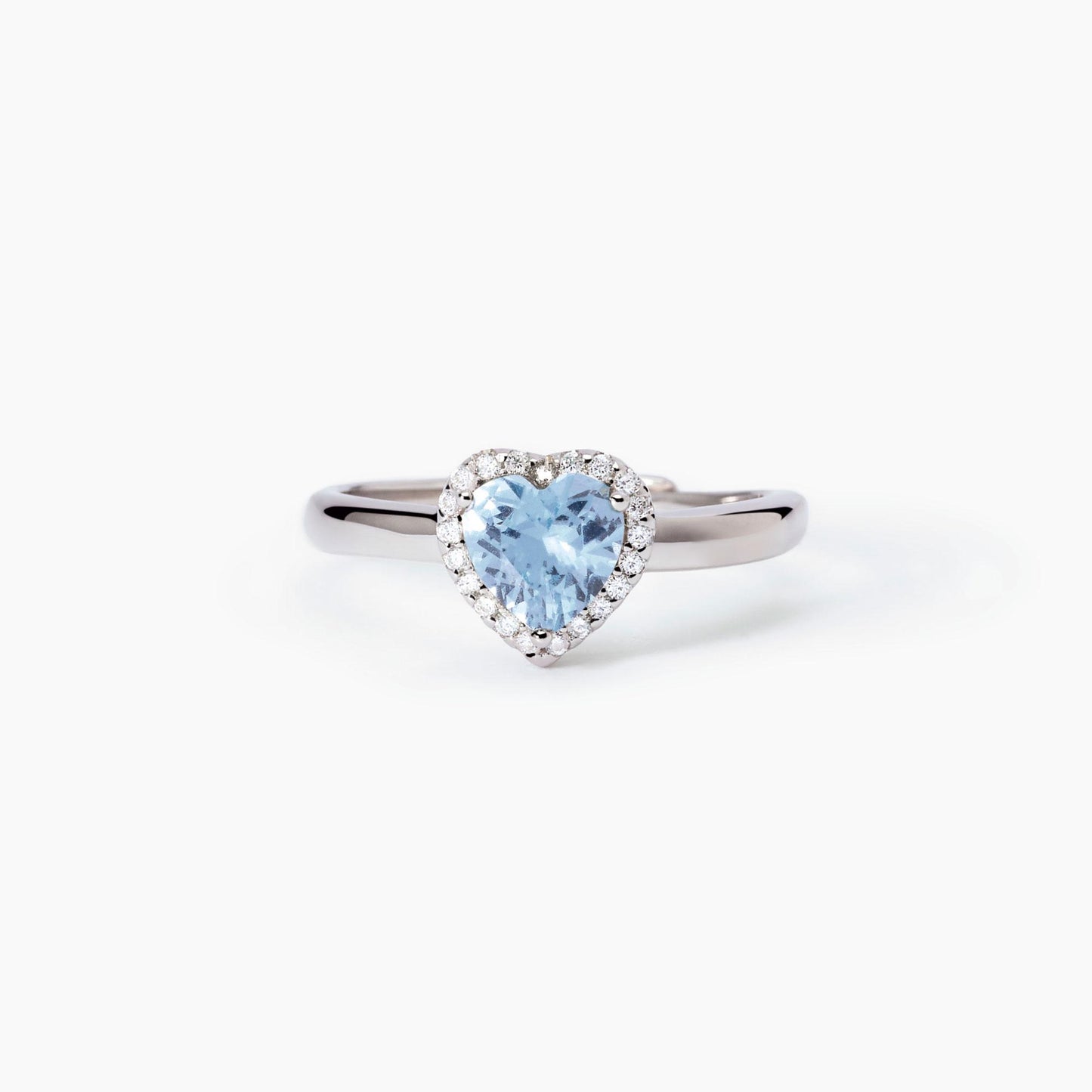 Anello in argento con acquamarina sintetica Love Affair 523428 Mabina