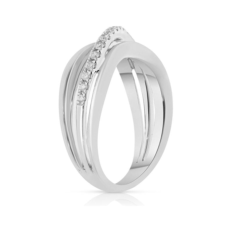 Anello in oro bianco con brillanti Giorgio Visconti ABX15890