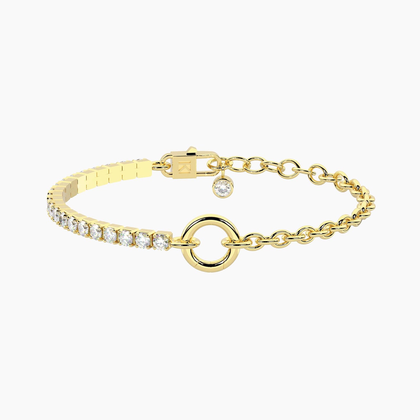 Bracciale dorato con catena rolò Duetto Kidult by you 732347