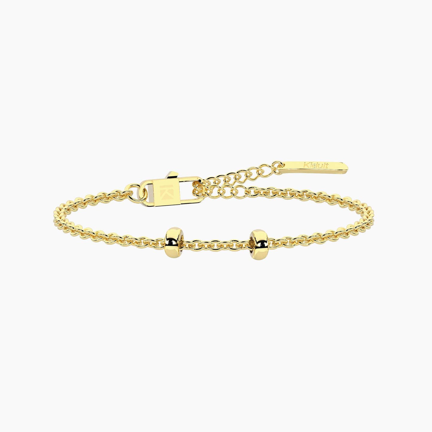 Bracciale regolabile dorato con catena rolò Alba Kidult by you 732348