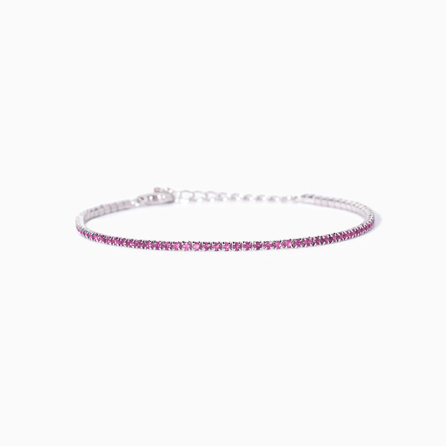 Bracciale tennis con tormalina sintetici Mini Tennis Mabina 533961