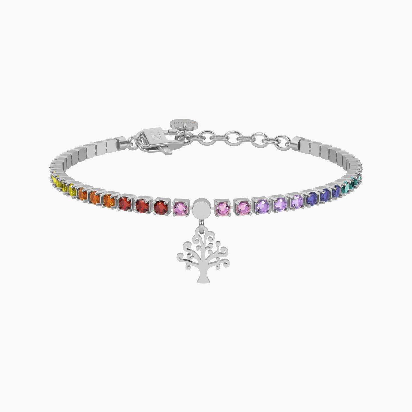 Bracciale tennis multicolor con albero della vita Albero della vita Kidult 732325