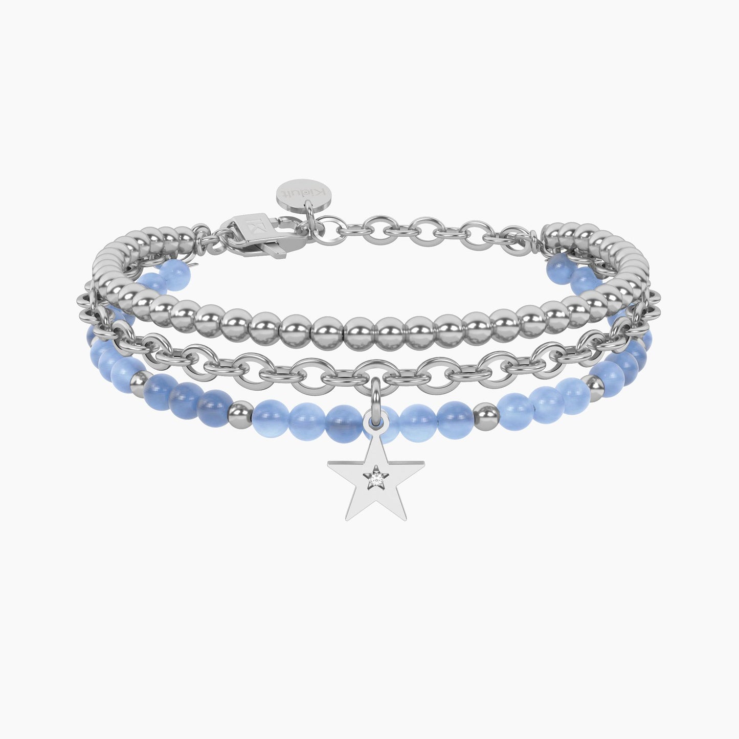 Bracciale giada azzurra con stella Stella | brilla Kidult 732320