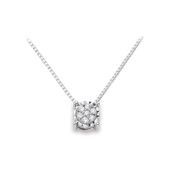 Collana punto luce DonnaOro con Brillanti DHPF8501.003