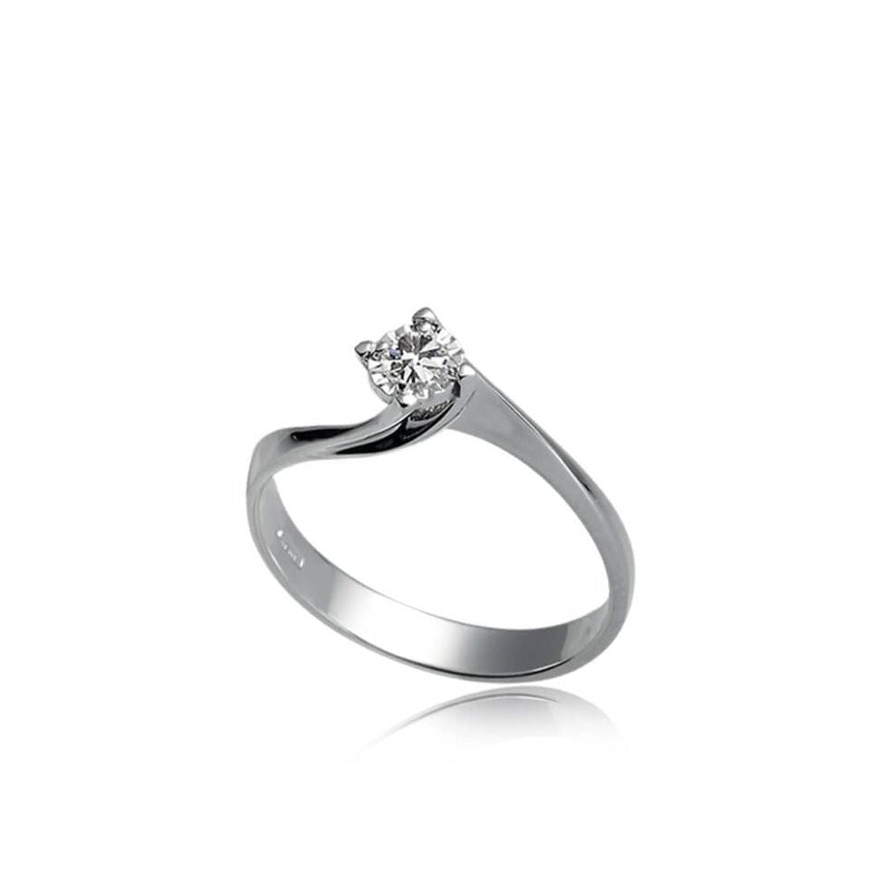 Anello Solitario DonnaOro in oro con diamanti DHAS9134.003