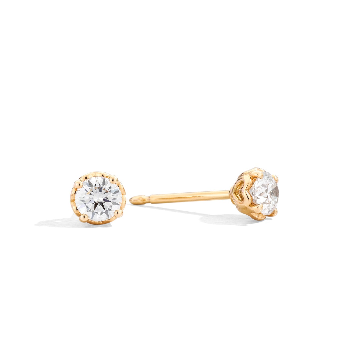 Orecchini puntoluce Recarlo anniversary in oro giallo e diamanti E01PX001/G016