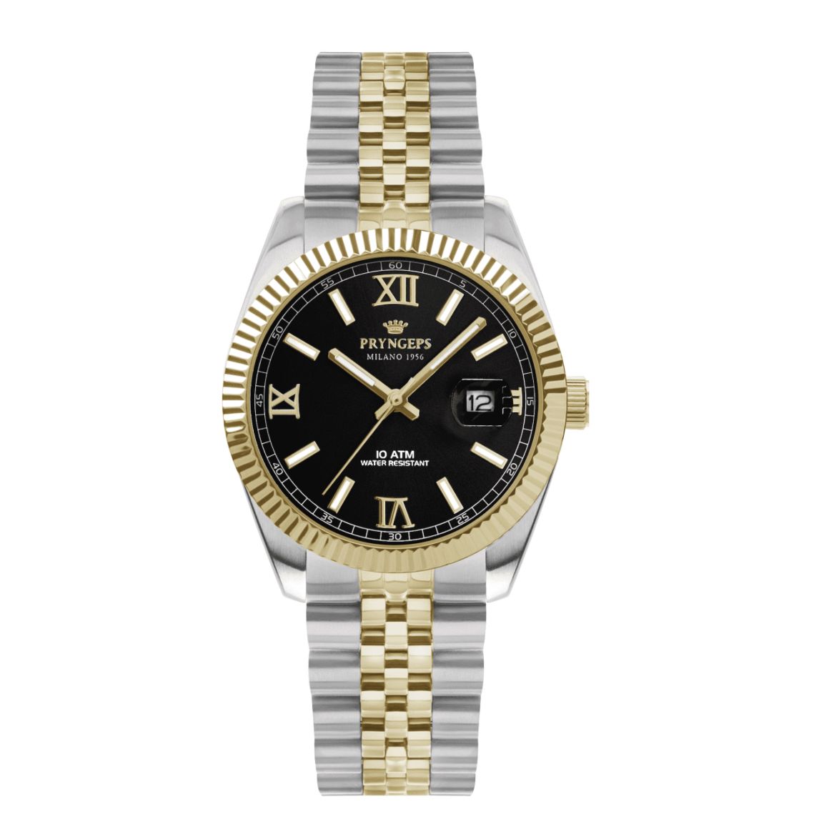 OROLOGIO PRYNGEPS A821/2B QUARTZ ERRE X ACCIAIO BICOLORE UOMO