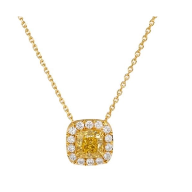 Girocollo in oro giallo e diamanti Giorgio Visconti GG40318F