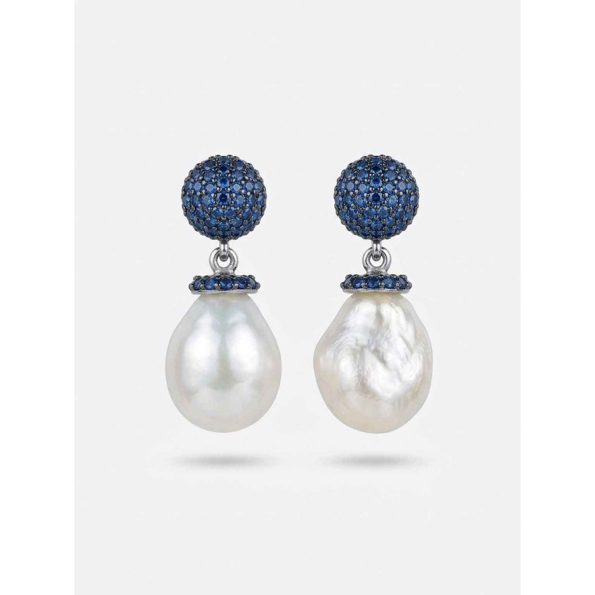 orecchini con perle e zirconi da donna in argento Soara -idea coral