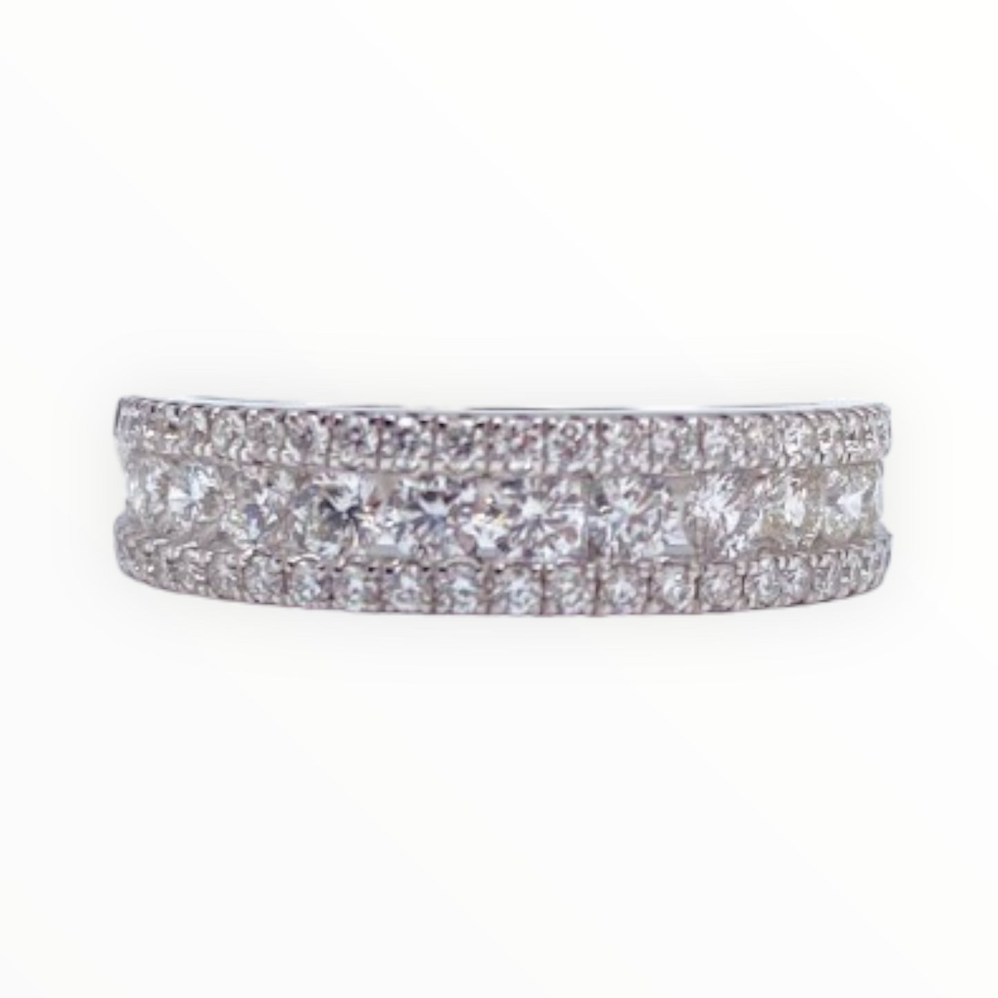 ANELLO IN ORO BIANCO CON BRILLANTI GIORGIO VISCONTI ABX16055