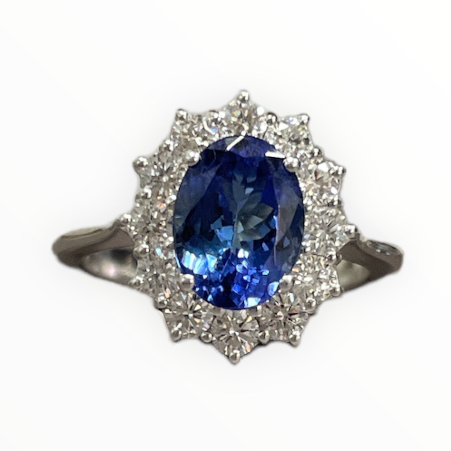 ANELLO IN ORO BIANCO, DIAMANTI E TANZANITE GIORGIO VISCONTI AB17068DT