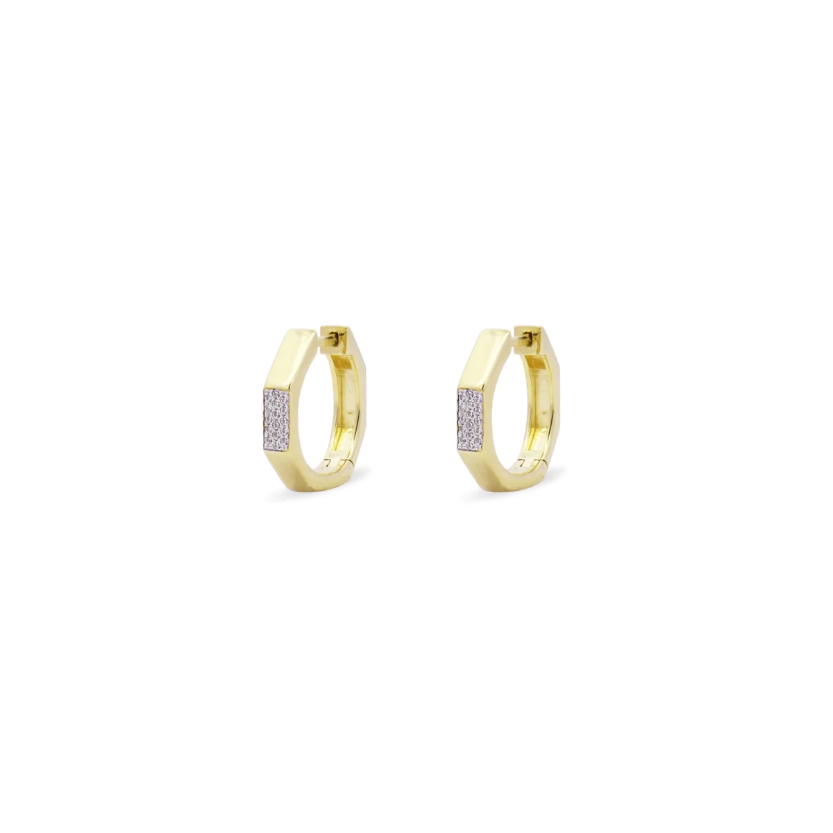 Orecchini hoops ottagono - Shapes Rue Des Mille orz-020 m6 au