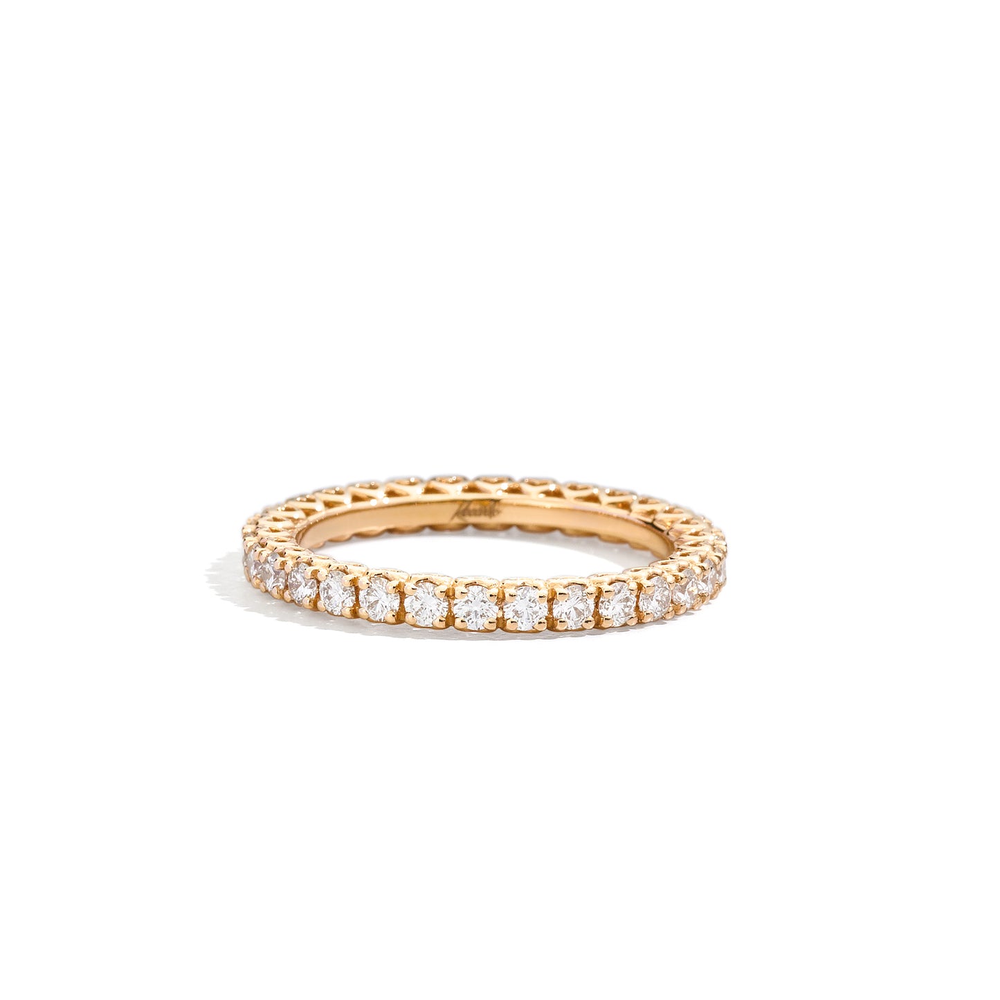 Anello fedina a giro Recarlo Anniversary in oro e diamanti R01GD736/G
