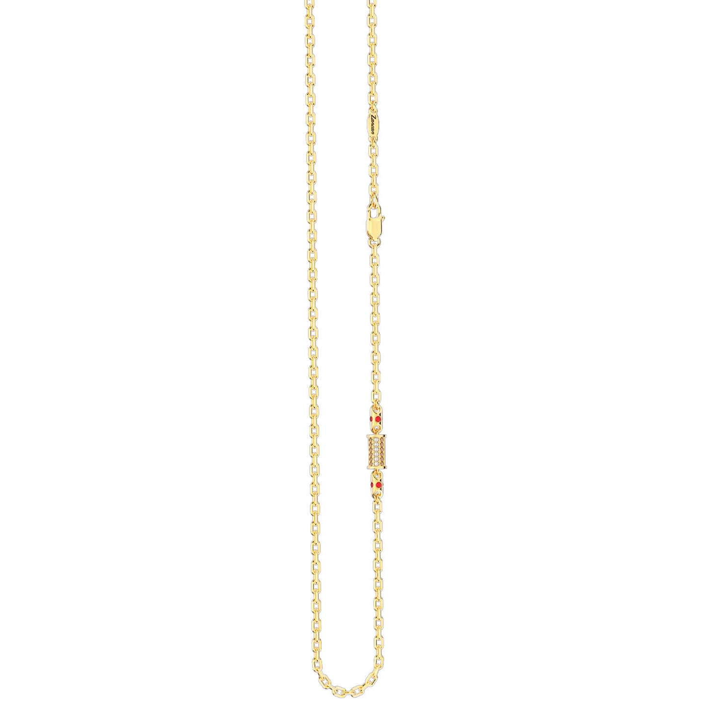 Collier ras du cou Linghottno doré pour homme ZANCAN uc161g-50