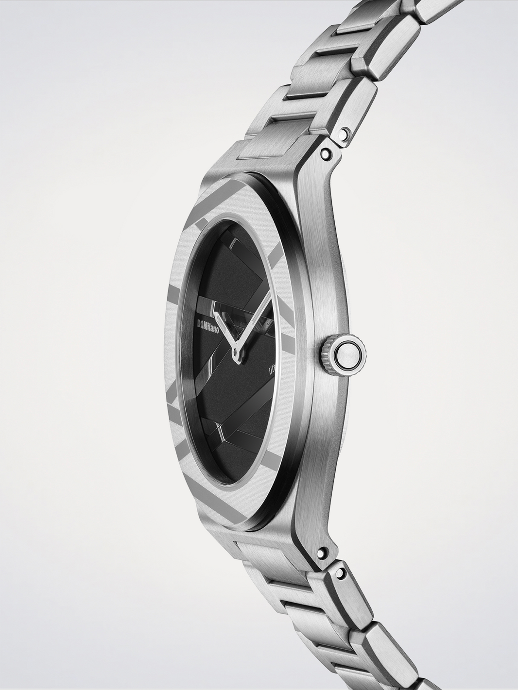 Orologio D1 Milano da donna Onyx Inlay Ultra Thin Watch D1-UCBL03