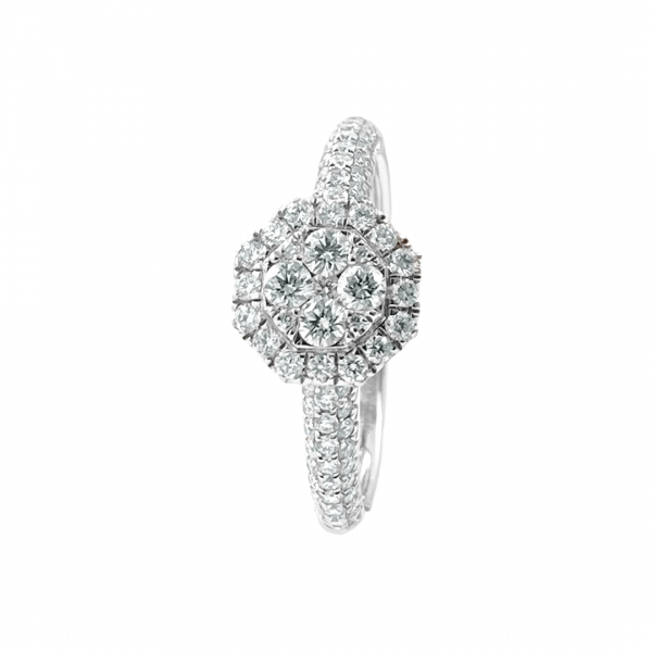 ANELLO IN ORO BIANCO E DIAMANTI GIORGIO VISCONTI ABX16589