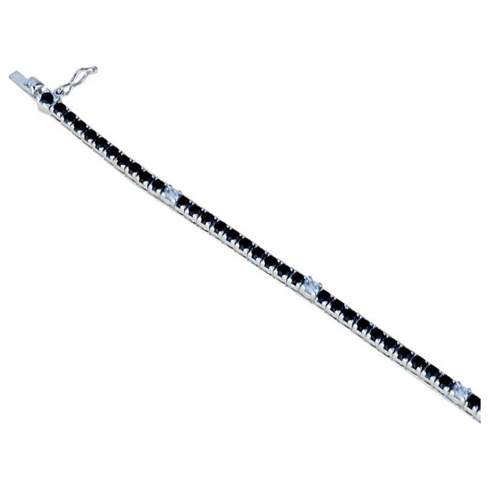 bracciale tennis uomo cm.20 con zirconi BR1066B