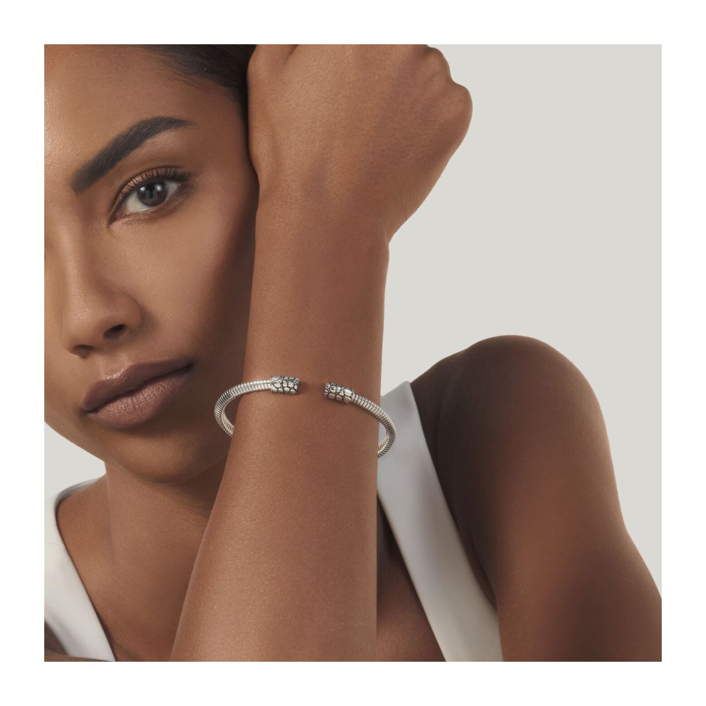 Bracciale Tubogas croco piccolo 12539 Giovanni Raspini
