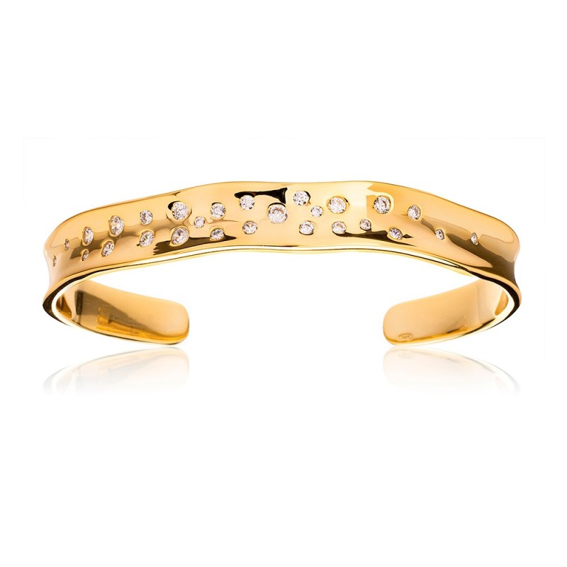 Bracciale rigido Luxury Hammered br0890