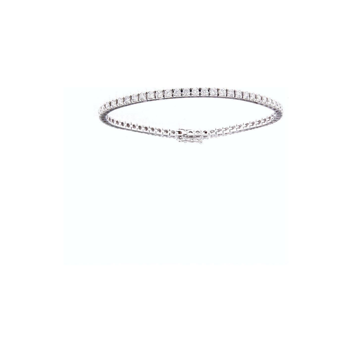 BRACCIALE TENNIS IN ORO BIANCO E DIAMANTI CRIVELLI 329-L1051-B-U