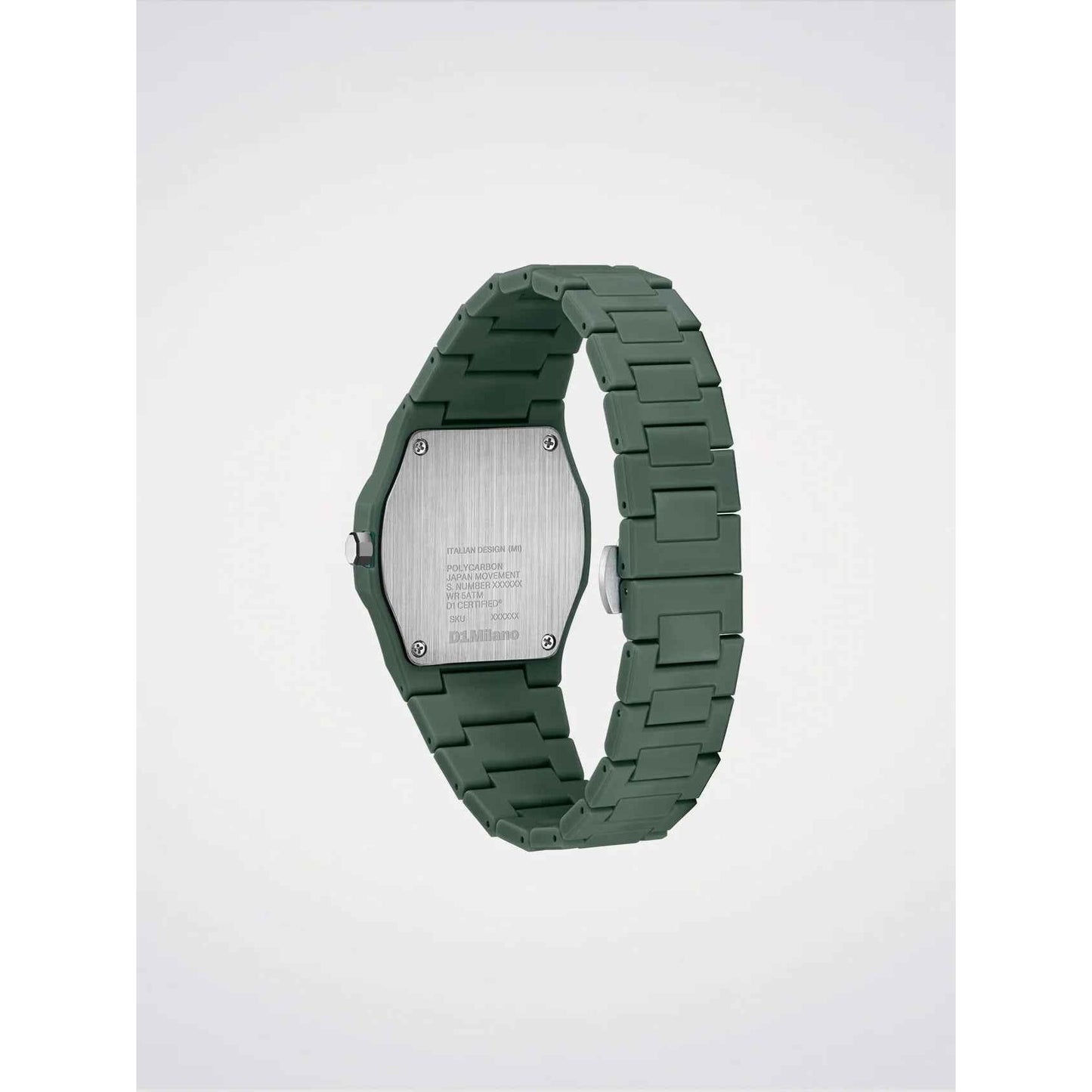 Orologio D1 Milano Uomo - Polycarbon Green D1-PCBJ42