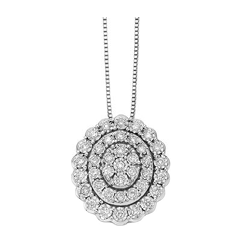 Collana DonnaOro in oro bianco con Diamanti DFPF9984.018