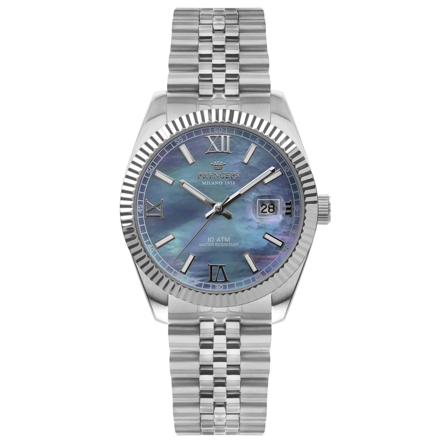 PRYNGEPS QUARTZ A822/2 STEEL ERRE WATCH FOR WOMEN