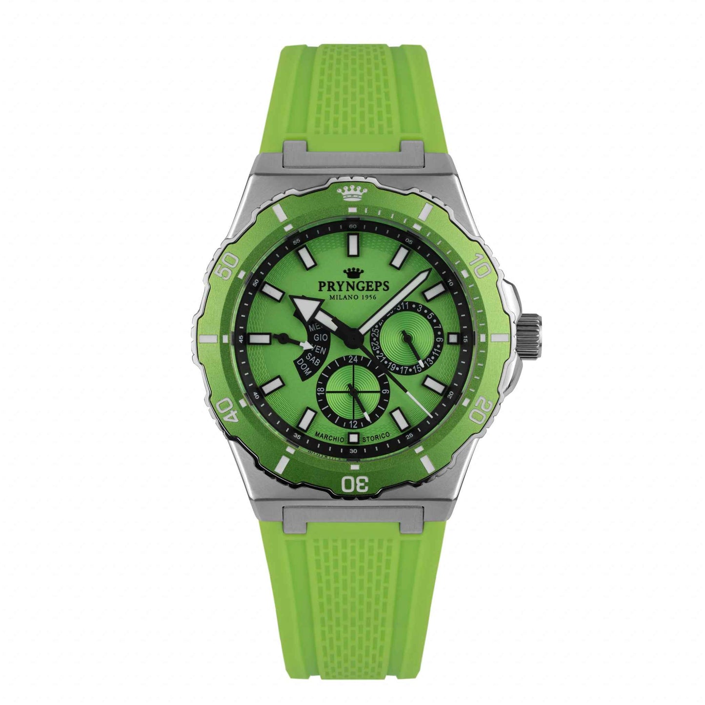 Orologio Pryngeps Jamaica 70° A1216 verde