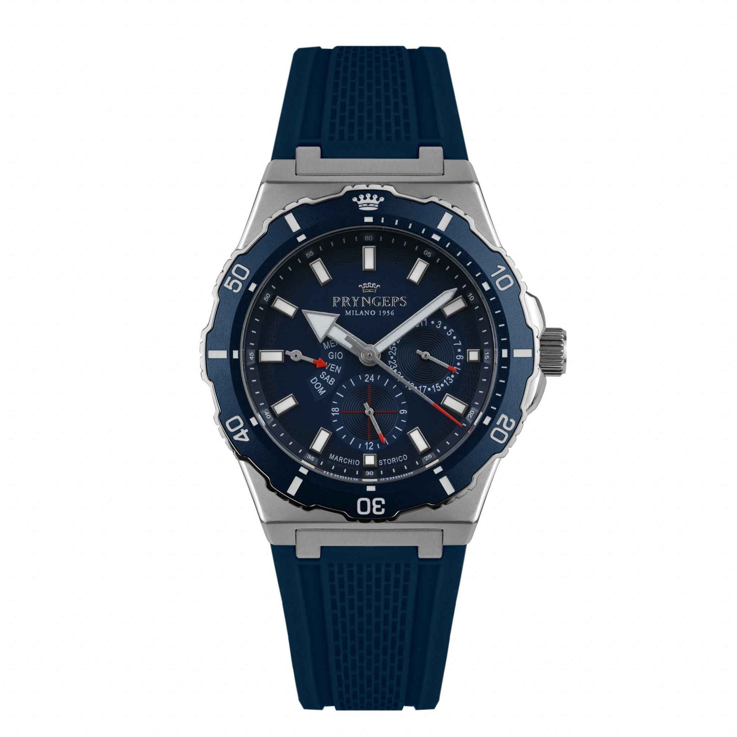 Orologio Pryngeps Jamaica 70° A1216 blu navy